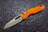 Microtech MSI RAM-LOK Manual Folding Knife Apocalyptic Modified Sheepsfoot Combo Blade, Orange Injection Molded Polymer Handles, AXIS/Crossbar Lock