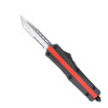 Cobratec Automatic OTF Medium FS-3 Thin Red Line Tanto Serrated Blade