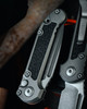 Microtech LUDT Tanto Edge Gen III Natural Clear Apocalyptic Standard Side Folder Automatic