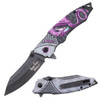 Dark Side Blades Spring Assisted Knife – Purple Dragon Edition