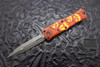 Microtech Signature Series Hera II Mini OTF Auto - Halloween Jack-o'-Lantern Edition