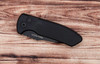Pro-Tech Les George SBR Automatic Knife – LG403 Black DLC Blade with Smooth Black Aluminum Handle