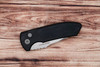 Pro-Tech Les George SBR Automatic Knife – LG401 Stonewashed Blade with Black Aluminum Handle