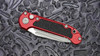 Microtech LUDT Gen III Automatic Folding Knife – Merlot Handle, Apocalyptic Tanto Edge Standard Blade