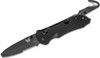 Benchmade Triage AXIS Lock Knife Black G-10 Black Serrated