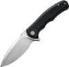 CIVIVI Mini Praxis Flipper Knife – 2.98" D2 Satin Blade | Black G10 Handle