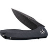 CIVIVI Baklash Flipper Knife – Black G10 Handle | Liner Lock Folder
