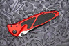 Microtech Socom Elite Manual – Tactical Black Tanto Partial Serrated Blade | Red Aluminum Handle