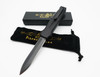 Piranha Rated-X D/A Dagger OTF Automatic Knife Black Tactical