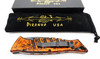 Piranha Amazon Automatic Knife Orange Tactical Serrated