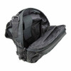 Interior view of the VISM Utility Bag with open main compartment and organizing pockets