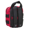 Rear view of the EMT pouch with MOLLE attachment straps and grab handle