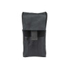 Front view of the closed Vism 25-Round Shot Shell Pouch in Black