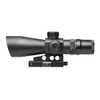 Side profile showing scope mounted on quick release base