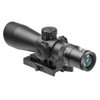 Rear view showing quick focus eyepiece and illumination knob