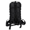 Full back view highlighting ergonomic padding and adjustable sternum/waist straps