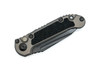Closed view of Microtech LUDT Gen III with plunge lock and traction inlays.