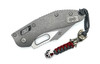 Closed Stitch RAM-LOK showing apocalyptic titanium handle and attached lanyard bead.