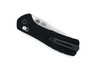Buck 0790BKS Mini Range Elite Folding Knife folded reverse side showing BOS MagnaCut heat-treat stamp and deep-carry clip.