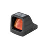 Angle view of Olight Osight optic with amber-coated lens