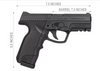 ASG Steyr M9-A1 airgun pistol dimensions and grip profile