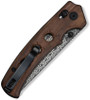 Closed view of CIVIVI Noctis highlighting wood handle texture and deep-carry pocket clip