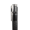 Close-up of Snake Eye Tactical expandable baton locking mechanism and deployment button