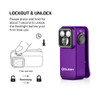 Lockout and unlock operation diagram for Oclip Pro