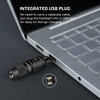 Olight iMini 2 plugged directly into USB port using integrated charging plug