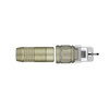 Olight iUltra keychain flashlight Olive Green – exploded view showing head and body separation