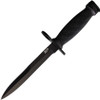 Smith & Wesson M&P M7 Bayonet fixed blade knife with 6.5 inch black stainless steel blade and black ABS handle.