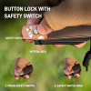 Close-up of button lock with integrated safety switch