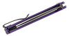 CIVIVI Mini Asticus Flipper Knife Black Stonewashed Drop Point Blade, Purple G10