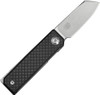 CIVIVI Kukei knife reverse side showing carbon fiber overlay and pivot hardware