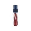 Olight Warrior Ultra Stars and Stripes tactical flashlight front view