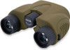 Rear angle view of Carson Hornet binoculars highlighting eyepieces and center focus wheel labeled 8x22mm