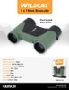 Carson Wildcat 7x18 binoculars product display with specifications packaging kids outdoor optics