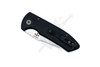Pro-Tech SBR closed automatic knife compact black handle stonewash blade concealed