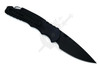 Pro-Tech TR-5 folding automatic knife reverse side showing deep carry clip and black handle