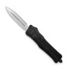 CobraTec large CTK-1 OTF automatic knife black handle double edge D2 blade open