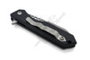 Pocket clip side of Jinn with stonewashed clip and hardware