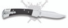 Reverse side of Buck 110 Slim with pocket clip and nickel silver bolsters