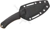 Buck 664 Alpha Hunter knife with black Kydex sheath attached showing carry system
