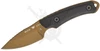 Buck 662 Alpha Scout Backcountry fixed blade knife bronze blade black handle front view