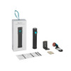 Olight Baton 4 Pro Lightning Edition complete package contents including flashlight, charging cable, magnetic stand, and retail box
