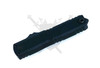 Closed Microtech UTX-70 Gen IV Tactical automatic knife front side view with black handle