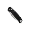 CobraTec Recon automatic knife partially closed showing push button and safety switch