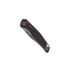 CobraTec Sentinel automatic knife partially closed showing push-button deployment and safety switch