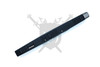 Side profile of Microtech Nemesis IV displaying charging handle, hardware, and handle texturing