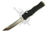 Microtech Marfione Select Halo IV 1151-10MS1 single-action OTF automatic with stonewashed tanto blade deployed